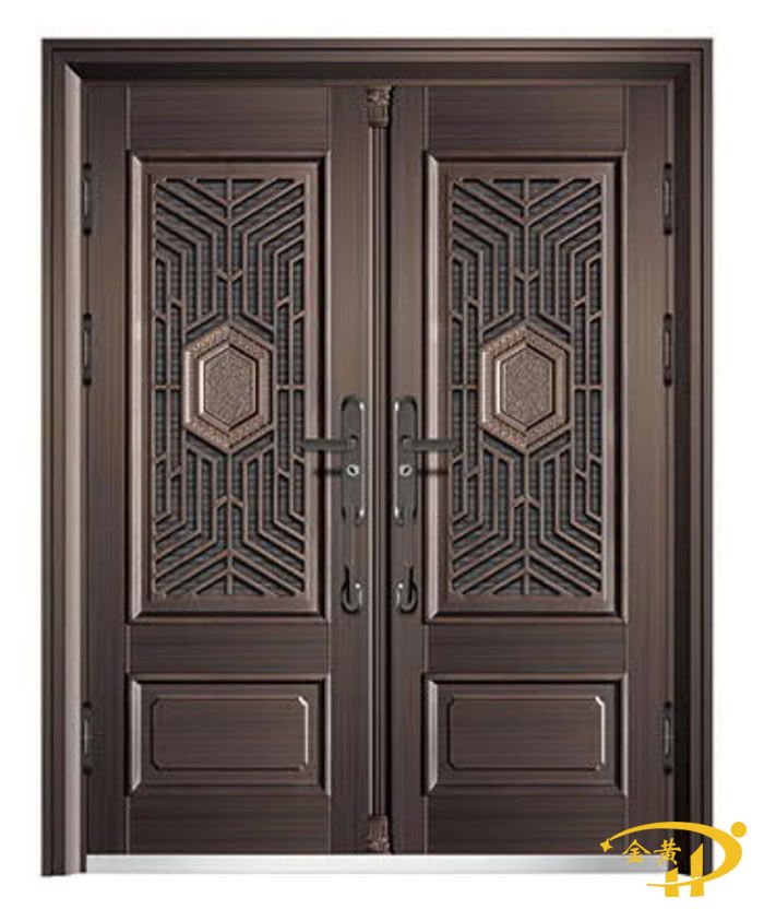 鋅合金鋁框拼接門中門