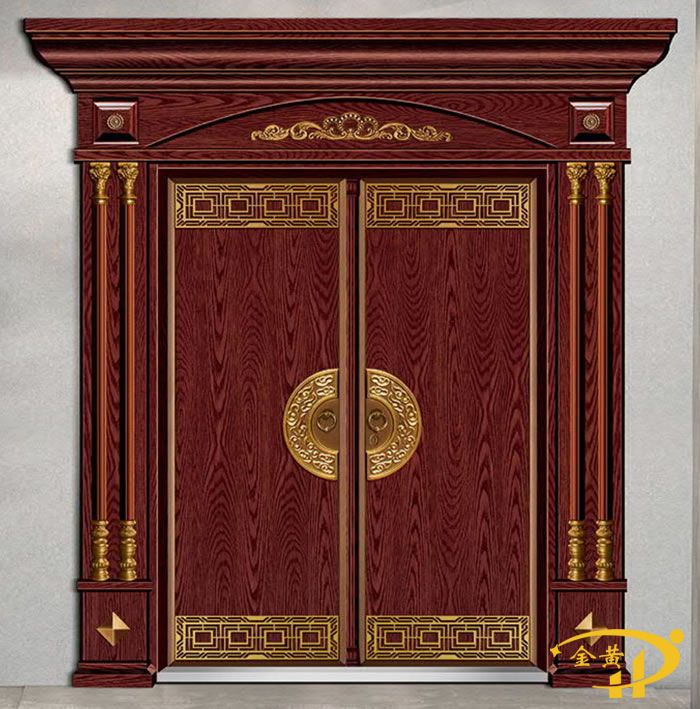 別墅鋅合金復(fù)古新中式門